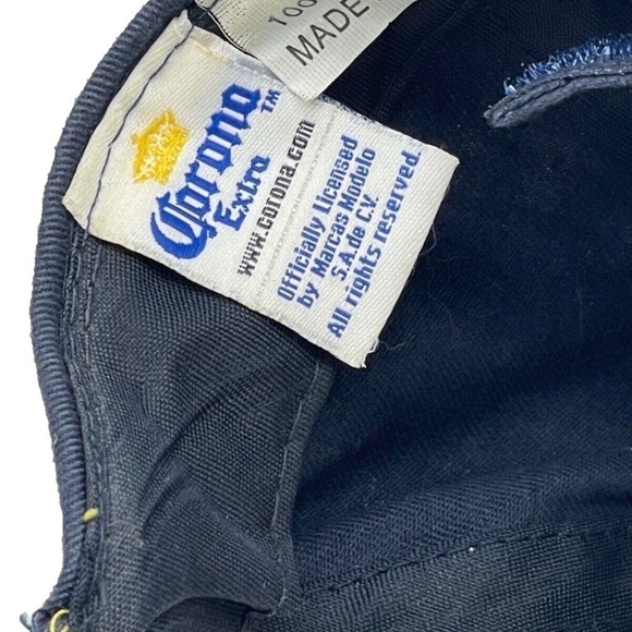 Vintage Corona Extra Unisex Baseball Cap; Navy; Adjustable - Picture 4 of 5